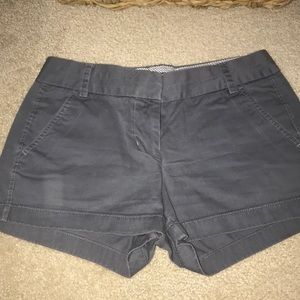 Gray J Crew Chino Shorts